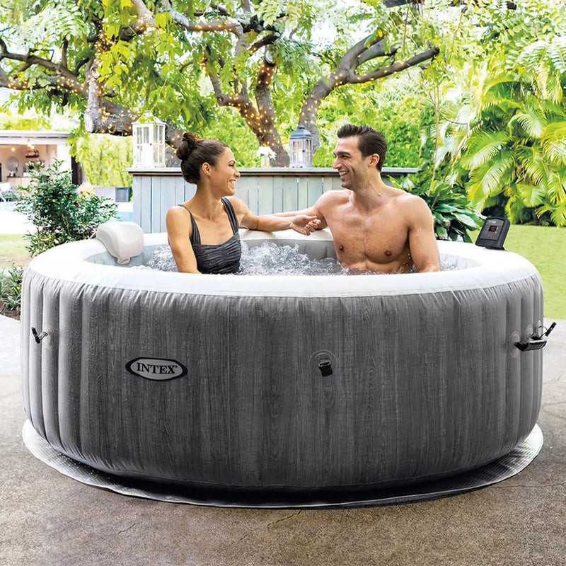 4-person Greywood Deluxe Round Bubble Spa S1