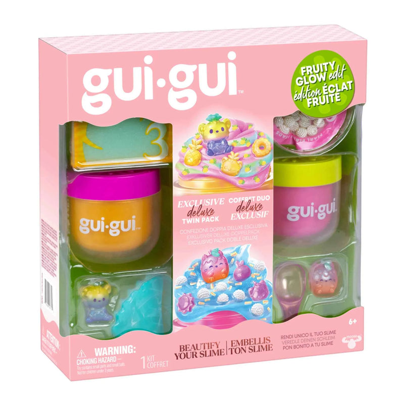 Gui Gui Slime Shimmer Deluxe Duo Pack - Fruity Glow