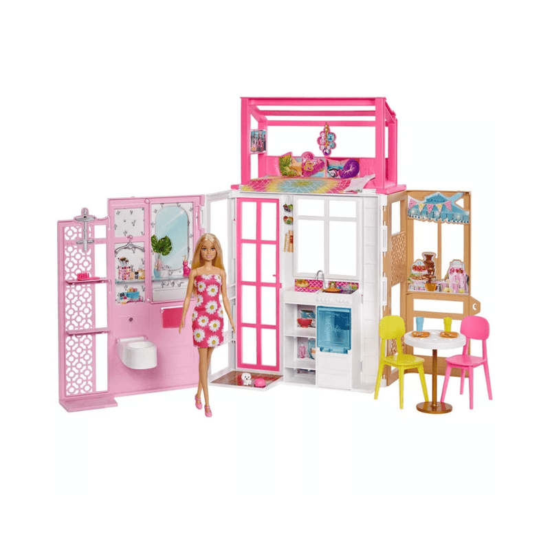Dollhouse with Doll And Puppy