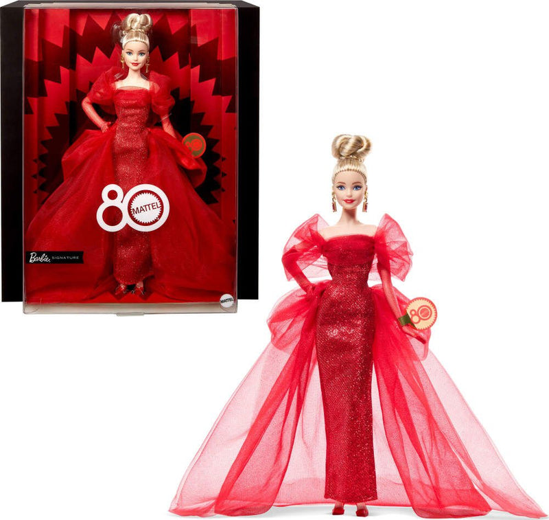 Barbie Signature Blond Doll 80Th Anniversary