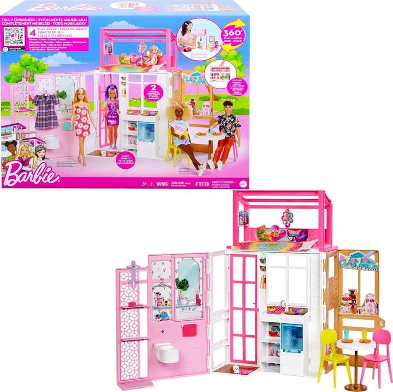 Dollhouse with Doll And Puppy