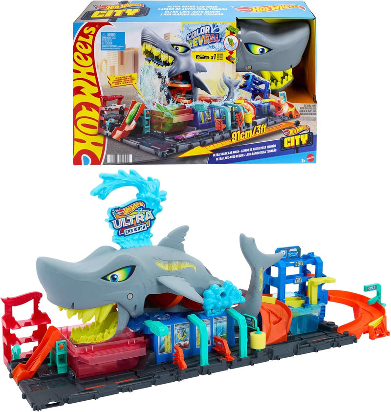Shark Car Wash Track Set