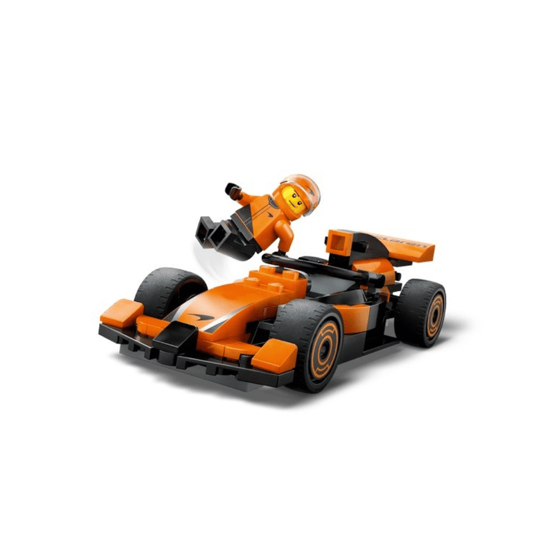 F1 Driver With McLaren Race Car Set