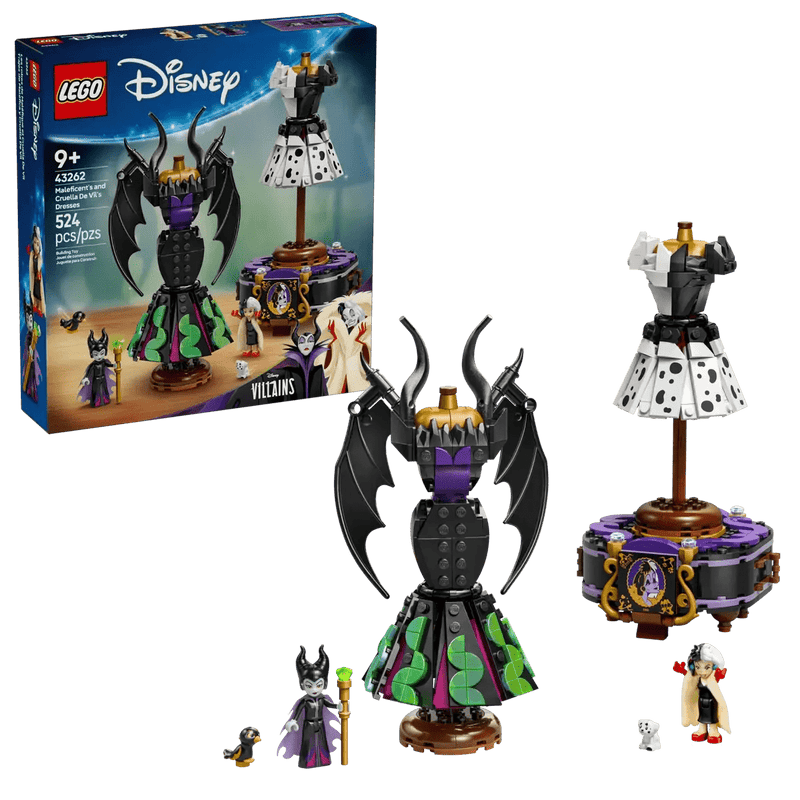 Maleficent's and Cruella de Vil's Dresse