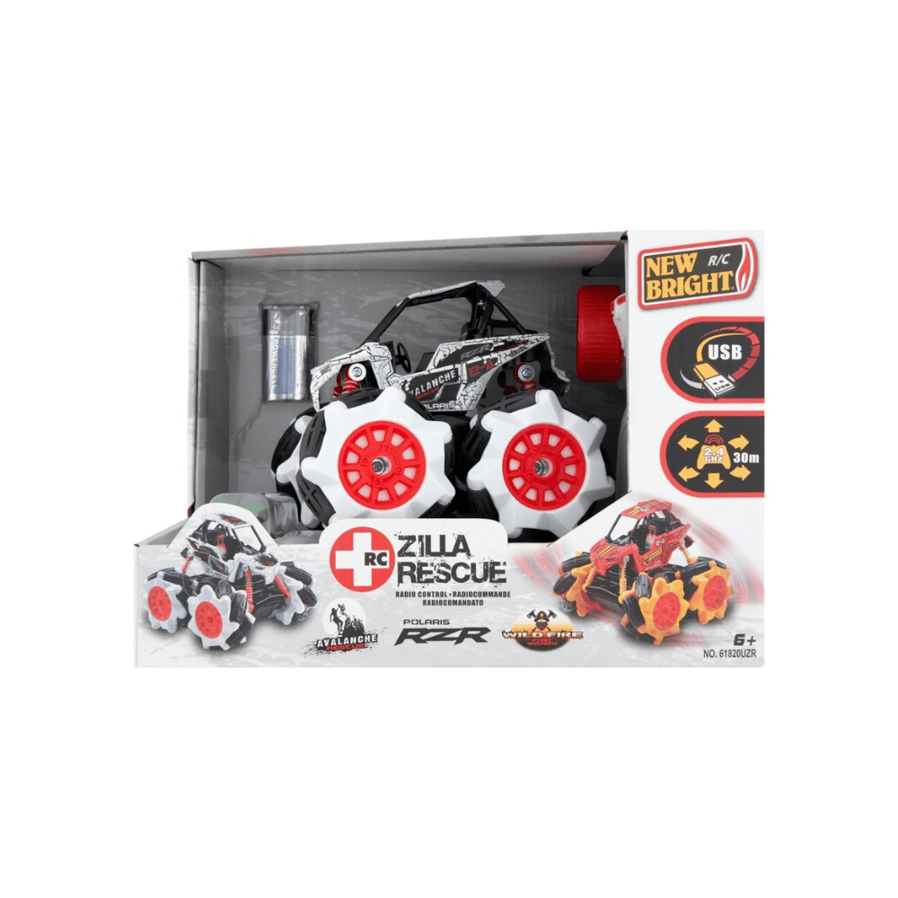 New Bright 1:18 Polar-Zilla Rescue USB RC | The Toy Store Lebanon