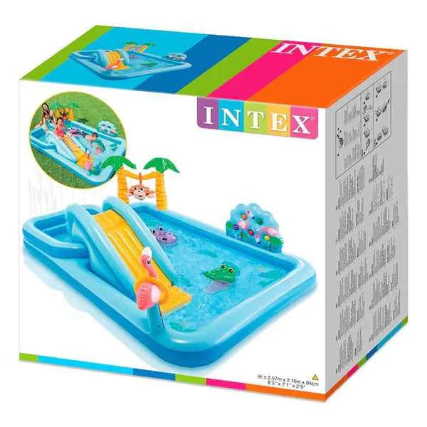 Jungle Adventure Inflatable Play Center With Slide