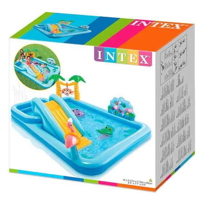 Jungle Adventure Inflatable Play Center With Slide