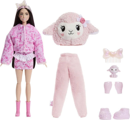 Barbie Cutie Reveal - Doll Mouton Rose