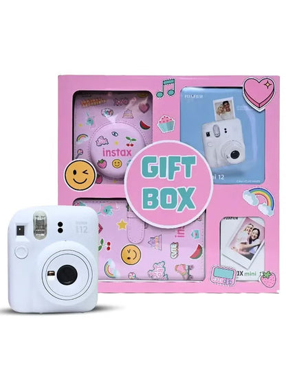 Instax Mini 12 Instant Camera Promo Kit - White