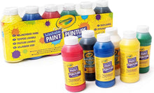 Crayola washable paint bottle set of 6, assorted bright colors in bottles