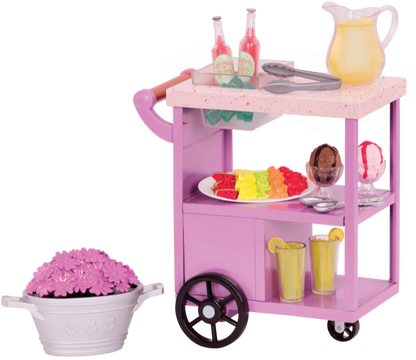 Summer Treats Serving Cart