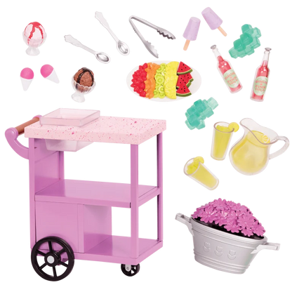 Summer Treats Serving Cart