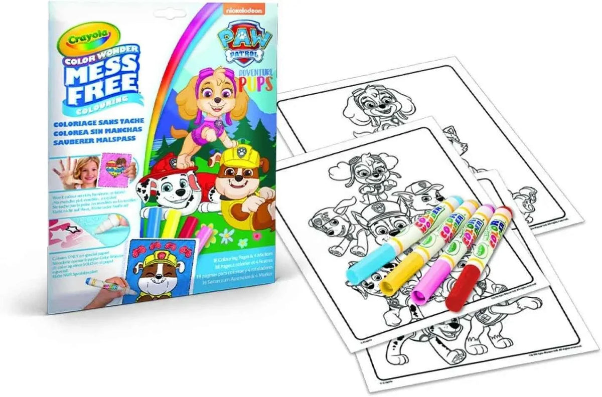 Mess-free coloring set with Paw Patrol activity sheets and color markers