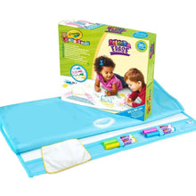 Kids doodle mat, blue, with Color & Erase pens and erasable surface