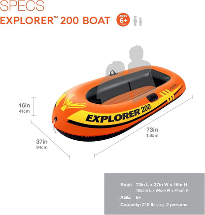 Explorer 200, 2-Person Inflatable Boat