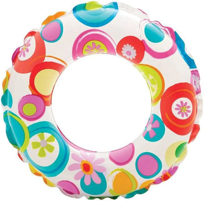 Lively Print 24 inch Swim Ring, Multi Color