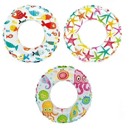Lively Print 24 inch Swim Ring, Multi Color