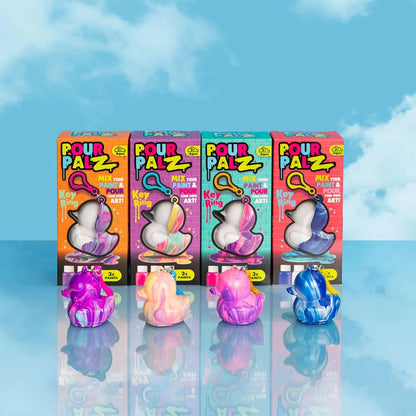 Pour Palz Duck Keyrings