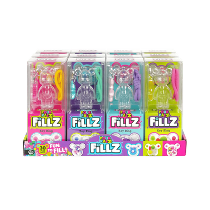 Pour Palz Fillz Bear Keyring - Assorted