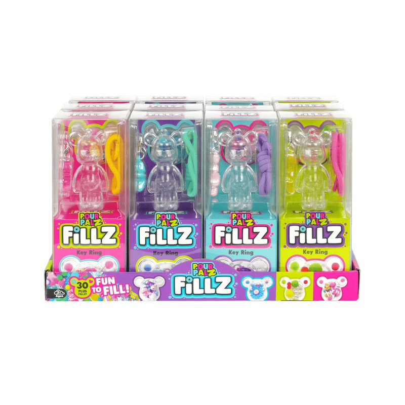 Pour Palz Fillz Bear Keyring - Assorted