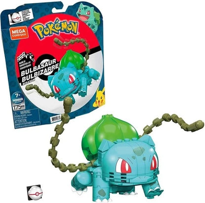 MEGA Pokemon Building Toy Kit Bulbasaur (175 Pieces) with 1 Action Figure for Kids