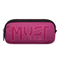 Barrel Pencil Case Must Team Eternal Army Pink 2 Compartments
