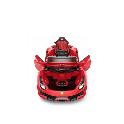 Ferrari 488 Pista Spider 12V with Leather Seat and Remote Control