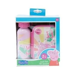 Lunch Set Pe a Pig Lunch Box 800ml-Water Bottle Aluminium 500ml