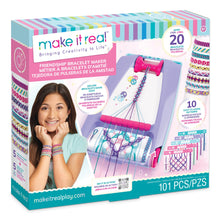 Friendship Bracelet Maker: kit con telar y 101 piezas, listo para 20 pulseras