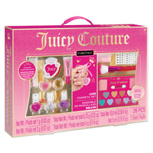 Juicy Couture Luxe Cosmetic Set box, 26-piece pink heart makeup assortment