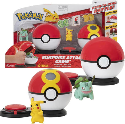 Pokémon Surprise Attack Game - Includes Two Surprise Attack Balls Assorted The Toy Store - Toys