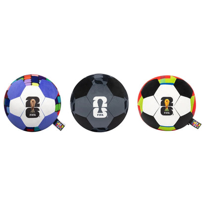 2026 World Cup 9" Black Plush Soccer Ball - Black