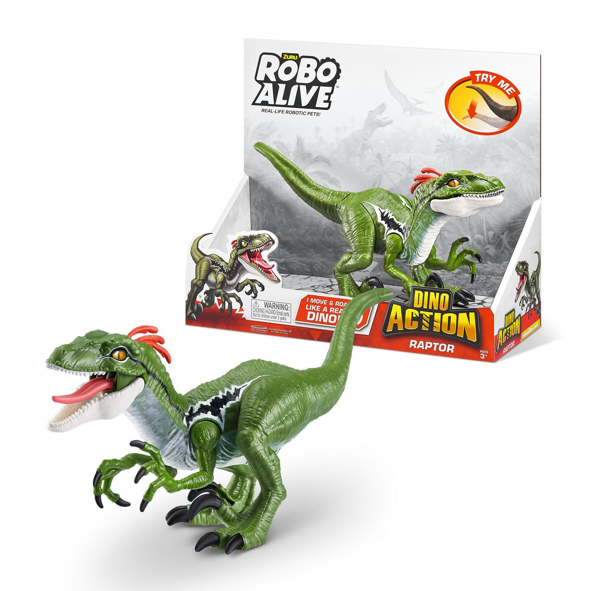 Zuru Robo Alive Dino Action Series 1 - Raptor - The Toy Store - Best Toys in Lebanon