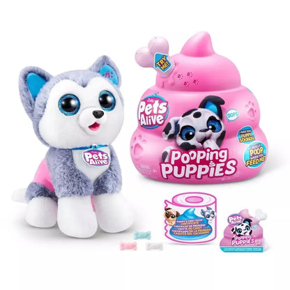 Pets Alive Pooping Puppies Series 1 Interactive Plush