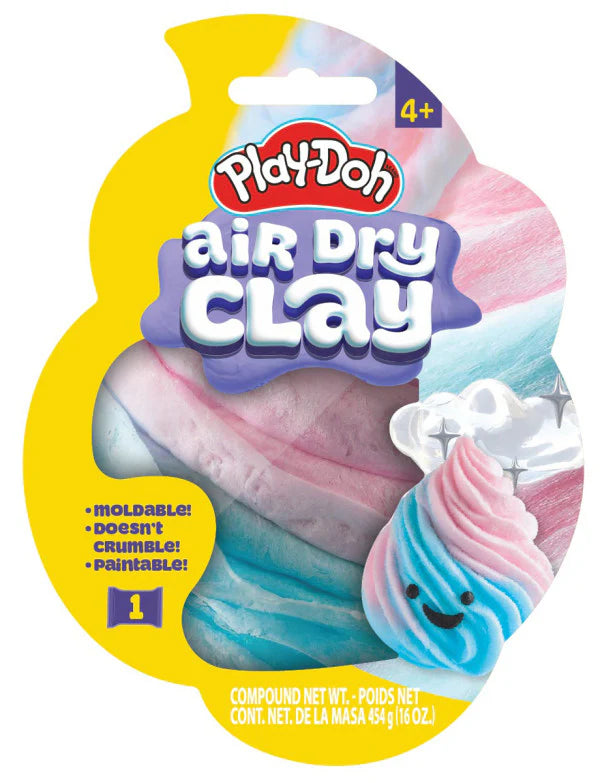 Air Dry Clay Shaped Bag Cotton Candy