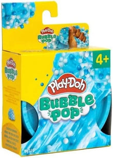 Play-Doh Bubble Pop toy bubble kit box, blue bubble dough theme