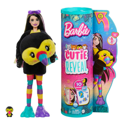 Barbie Cutie Reveal Jungle Series Toucan Doll