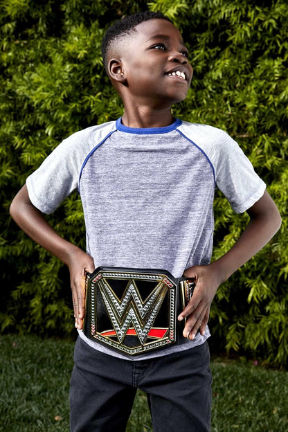 WWE Championship Role Play Title Belt with Adjustable Strap for Kids