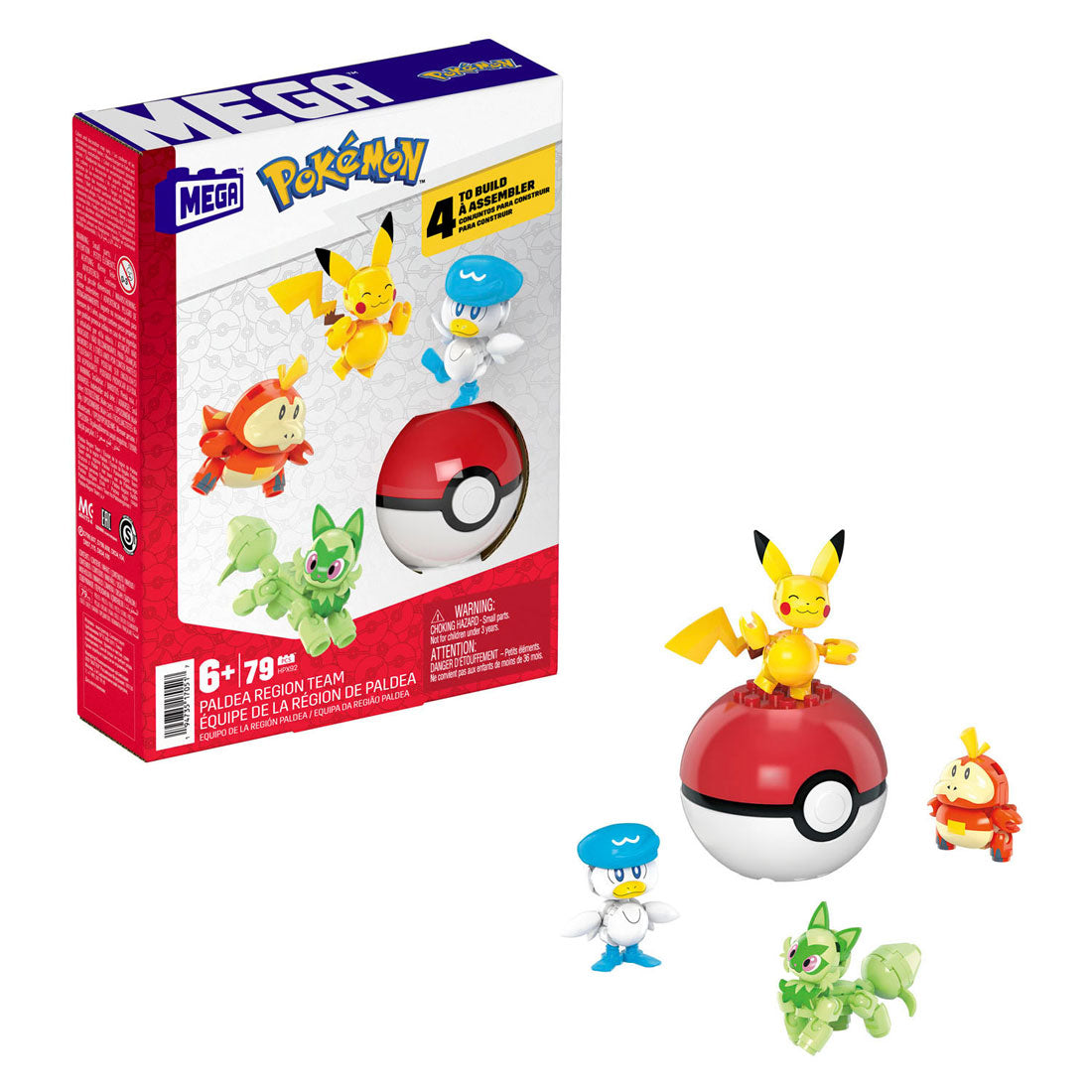 Pokémon Mega Construx - Paldea Region Team Building Set The Toy Store - Toys