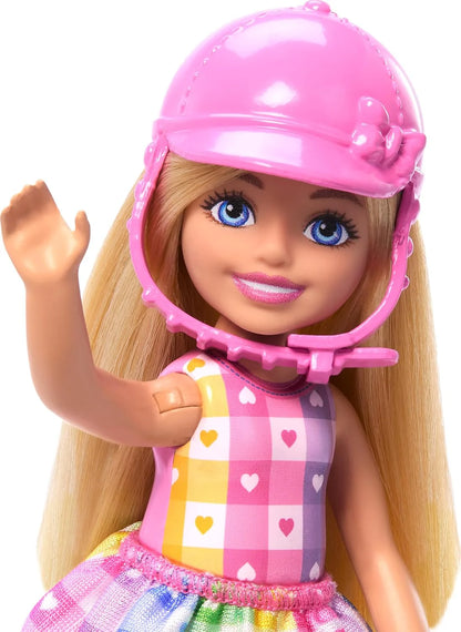 Chelsea Doll & Toy Horse Set, Includes Helmet Accessory & Saddle