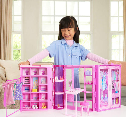 Dream Closet Toy Playset with Fashion Doll, Clothes