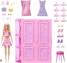 Barbie Dream Closet Toy Playset with Fashion Doll, Clothes - The Toy Store