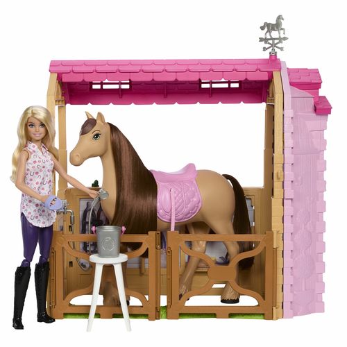 Mattel Barbie Mysteries The Great Horse Chase Ultimate Stable Playset  - The Toy Store, Best Toys in Lebanon