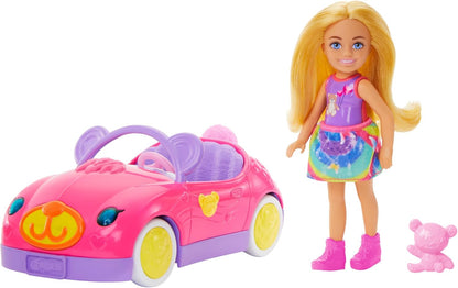 Barbie Chelsea Doll & Toy Car Set with Bear-Themed Convertible - The Toy Store