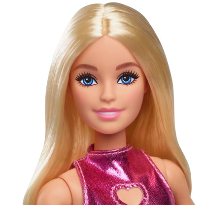Fashionistas Doll in Metallic Pink Minidress