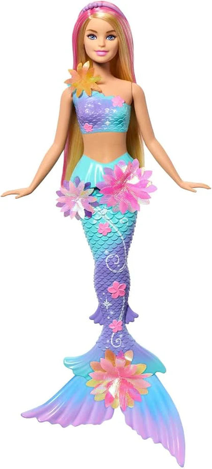 Flower Magic Mermaid Toy Doll With Surprise Blooming Flowers Feature & Pearl