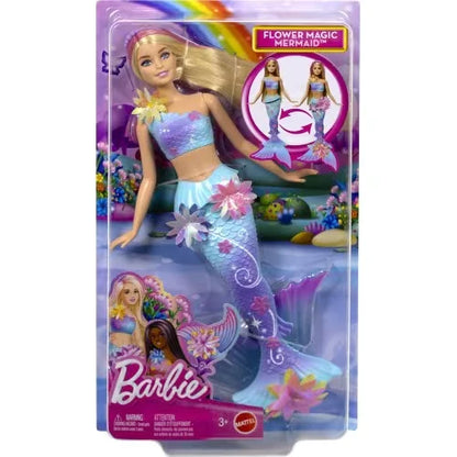 Flower Magic Mermaid Toy Doll With Surprise Blooming Flowers Feature & Pearl