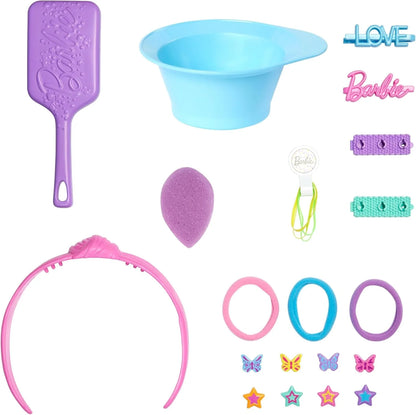 Blonde Hair Styling Head with 20+ Styling Accessories Including Star