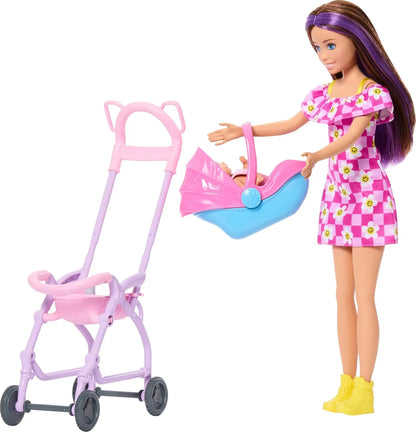 Skipper Babysitters Inc. Playset with Brunette Doll