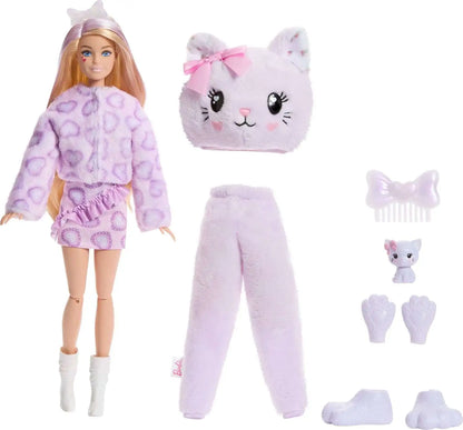 Cutie Reveal Cuddly Series Kitten Surprise Doll